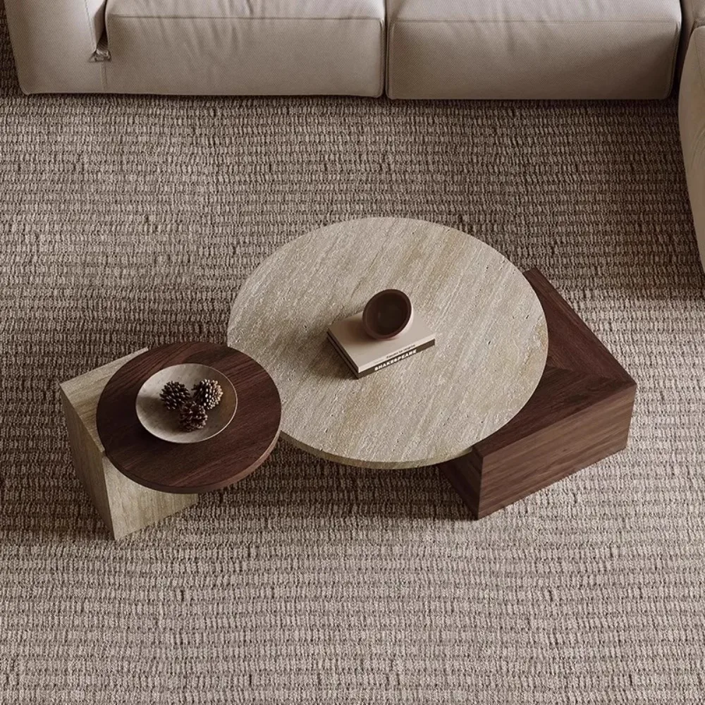 Nordic Moderner Couchtisch Wohnzimmer Luxus Marmor Premium Couchtische Minimalistischer Vintage Tisch Basse De Salon Möbel