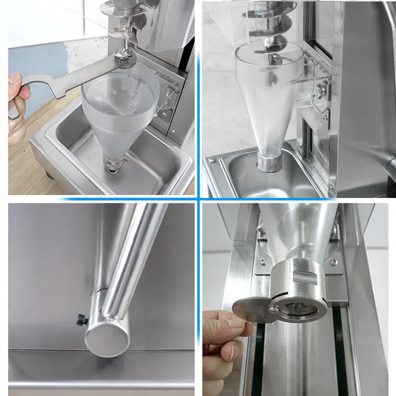 Auto Swirl Fruits Ice Cream Machine Frozen Yogurt Ice Cream Mixer Real Stainless Steel Ice Cream Blender 750W