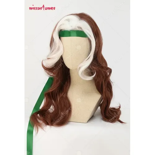 MICCOSTUMES Perruque de cosplay longue bouclée Marie pour femme