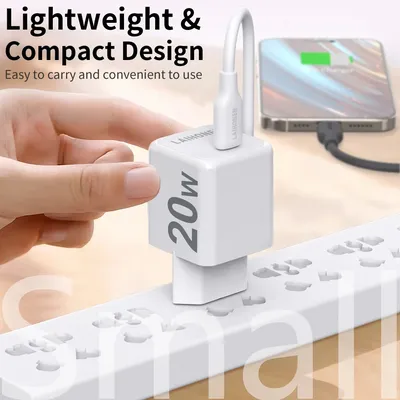 1pc Europäischen Reise Stecker Adapter 20W USB C Wand Ladegerät Typ C Schnelle Lade Block Reise Essentials power Adapter Europa EU Image