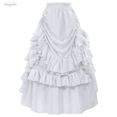 Damen Vintage Mittelalter Gothic Viktorianisch Renaissance Rock Mittelalter Cosplay Kostüme Damen Partykleid Image