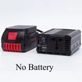 Onduleur de puissance portable 200 W pour batterie BOSCH 18 V DC 18 V à AC 220 V alimenté avec USB 5 V 2,4 A pour UK EU AU (sans batterie)