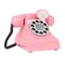 Retro Desktop Telephone Piggy Bank Kids Saving Pot Bedroom Decoration Simulation Microphone Fixed Turntable Wide Mouth Money Box