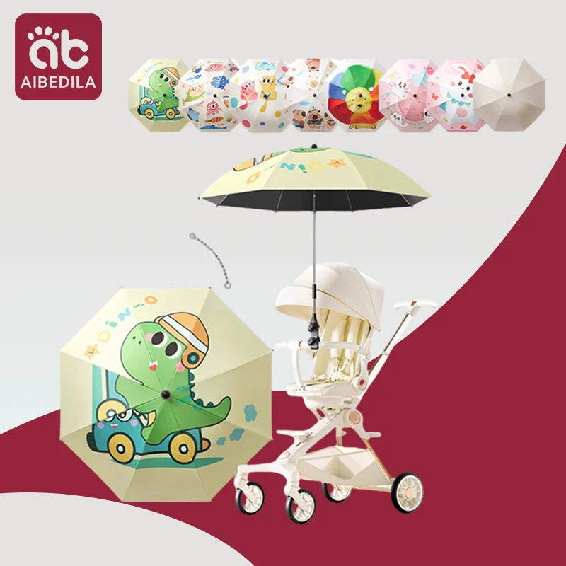 UV Schutz Baby Kinderwagen Regenschirm Mit Klemme Universal Sunscree Regendicht Kinderwagen Abdeckung Regenschirm Baby Kinderwagen Zubehör