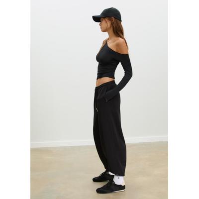 Stradivarius Soft-touch baggy joggers Black XS