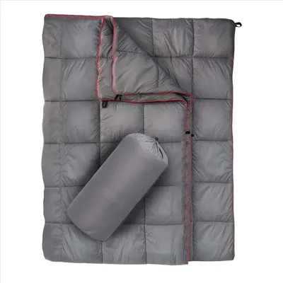 B72A Ultralight Camping Blanket - Waterproof, Wearable, Warm Poncho Liner For Outdoor Travel, Climbing, Sleeping Quilt Mat