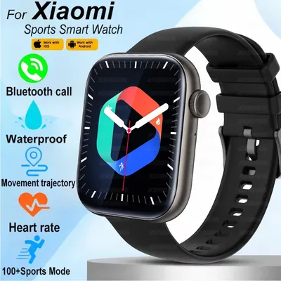2025 neue Bluetooth Anruf Smart Uhr Männer Für Xiaomi Sport Gesundheit Band Herzfrequenz Gesundheit Überwachung Wasserdichte Frauen Smartwatch Image