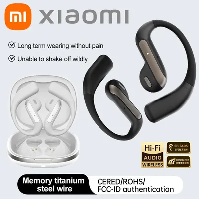 Xiaomi Smart AI Translation Headset Stereo Sound Semi-in-Ear-Luftleitung True Wireless Sports Langlebiges Bluetooth-Headset Image