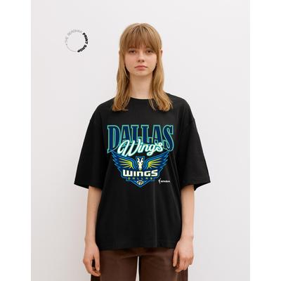 Bershka Wnba Dallas Wings Short-Sleeve T-Shirt Women Xs Black