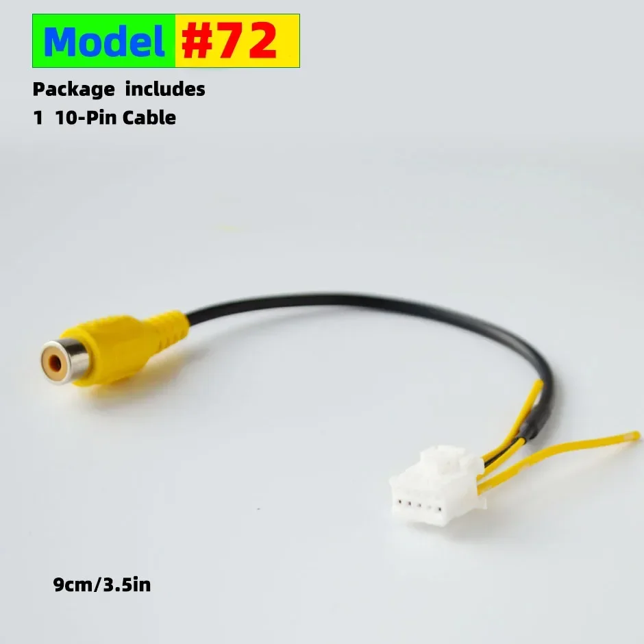 10-poliges RCA-Videokabel oder 4-poliges/6-poliges USB für Android-Radio-Zubehör, Rückfahrkamera-Adapter, Verkabelungsstecker, Navigation Image
