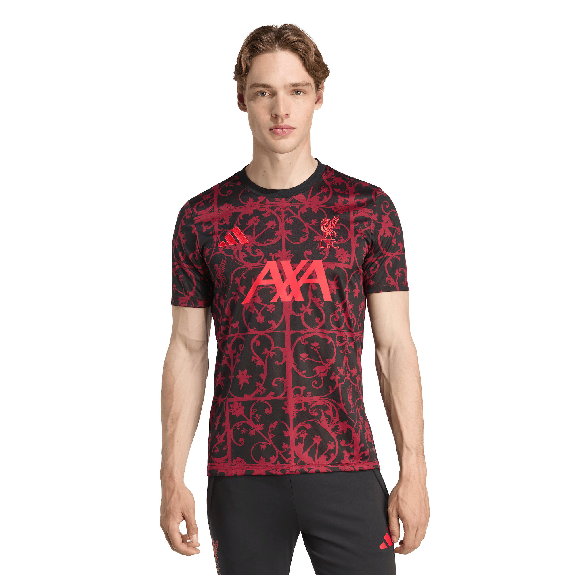 Liverpool adidas Pre-Match-Trikot – Schwarz Image