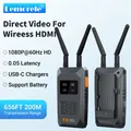 Ricetrasmettitore audio video wireless Lemorele Trasmettitore e ricevitore HDMI a bassa latenza da 200 M per fotografia da laptop per monitor TV