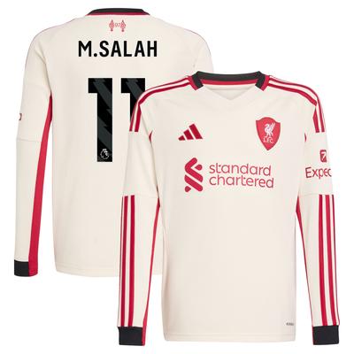Liverpool adidas Auswärtstrikot 2025-26 - Kinder - Langarm mit Aufdruck M.Salah 11 Image