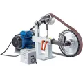 VEVOR Levigatrice da banco Levigatrice a nastro elettrica Levigatrice a nastro 1.5KW 2X82 pollici Velocità variabile 3 modalità per la produzione di coltelli per lucidatura di utensili