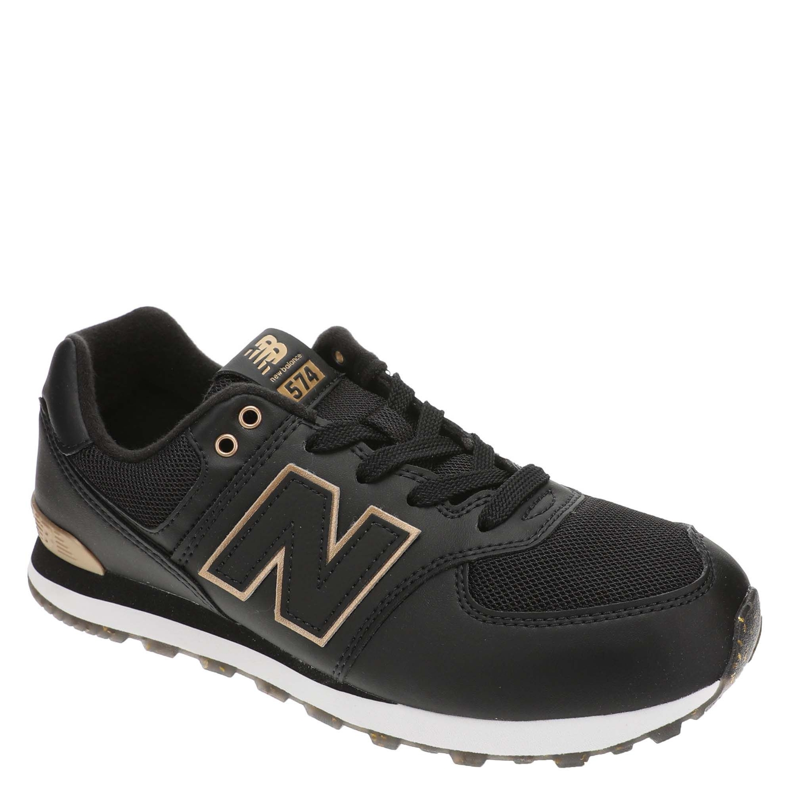 New Balance 574 G - 4 Youth Black Sneaker W