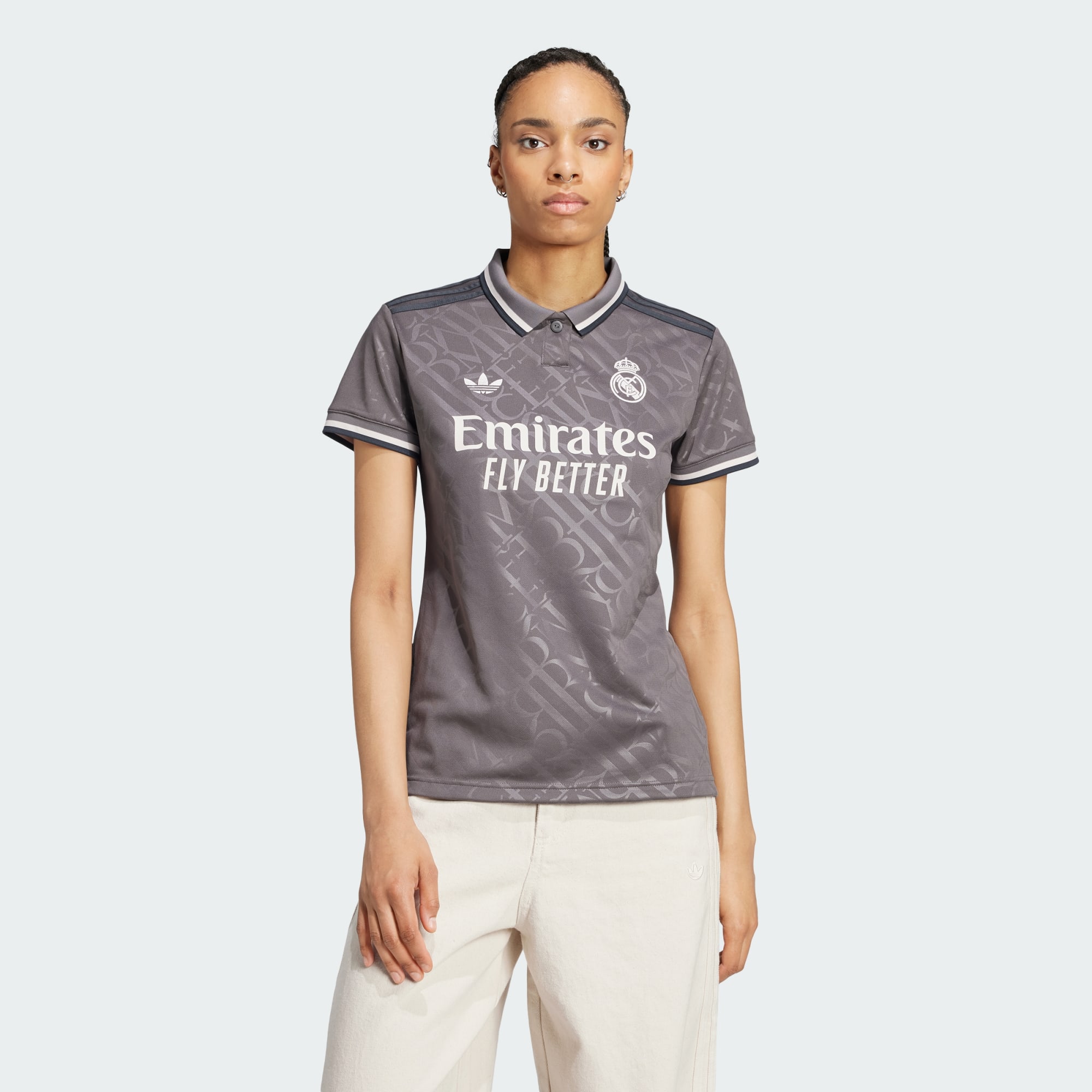 adidas Performance Womens Real Madrid 24/25 Third Jersey - Brown Recycled Material - Size Large | adidas Performance Sale | Discount Designer Brands