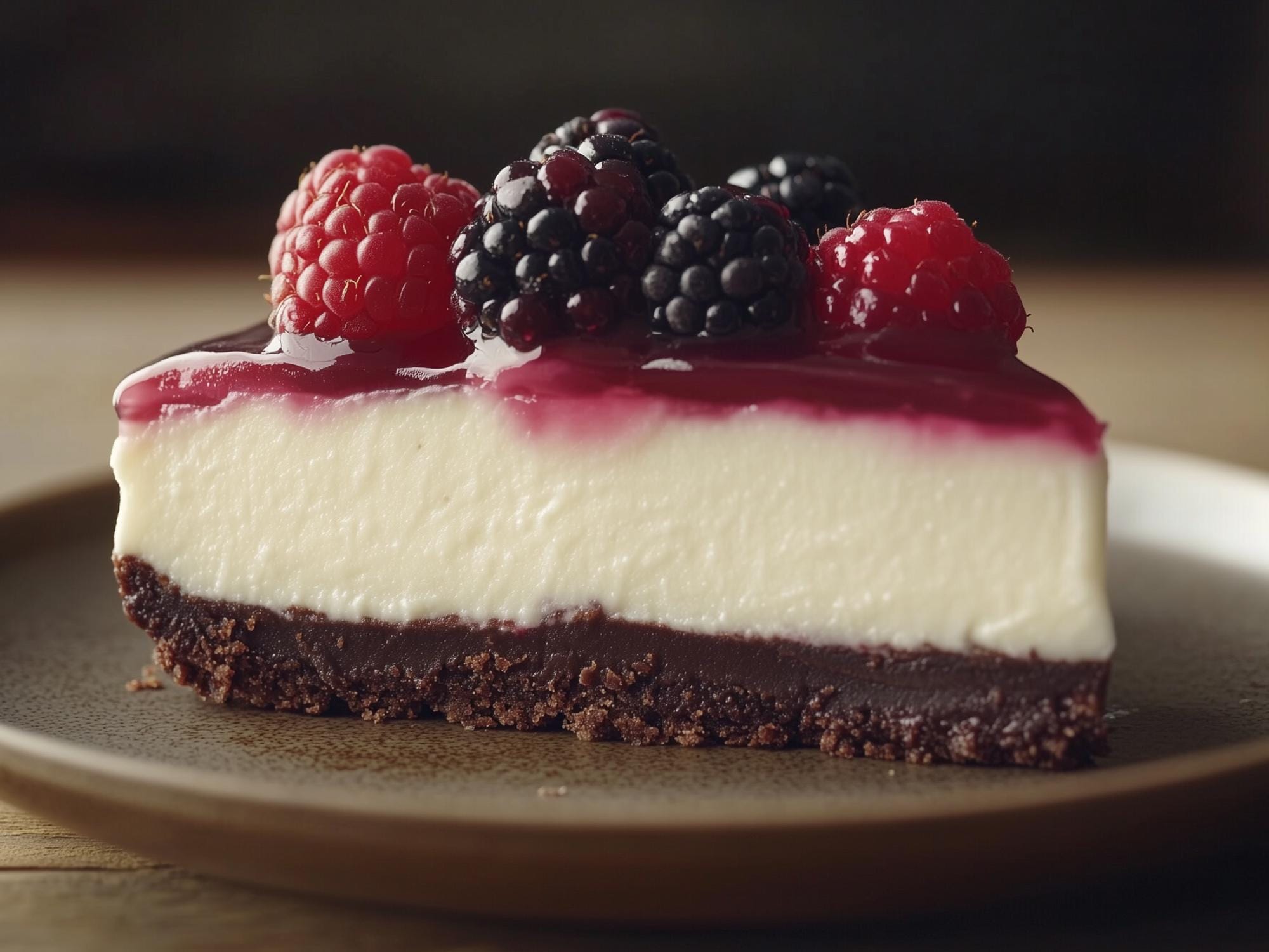 La migliore ricetta per un dessert a strati senza cottura / Ricetta al cioccolato, panna e frutti di bosco / Ricetta facile / Ricetta per torta alla g