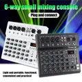 Attrezzatura per DJ Mixer professionale a 2-8 canali studio di registrazione USB bluetooth con microfono ad effetto riverbero conferenza karaoke