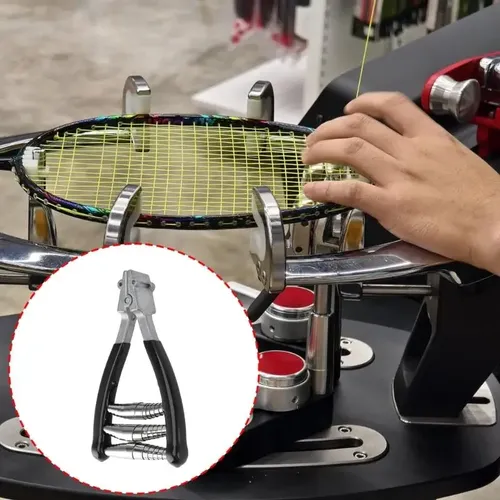Tennisschläger Stringmaschine Badminton -Saiten -Klemme 3/4 Federstarter Klemmklemme Werkzeug Tennisausrüstung 24BD Dauer