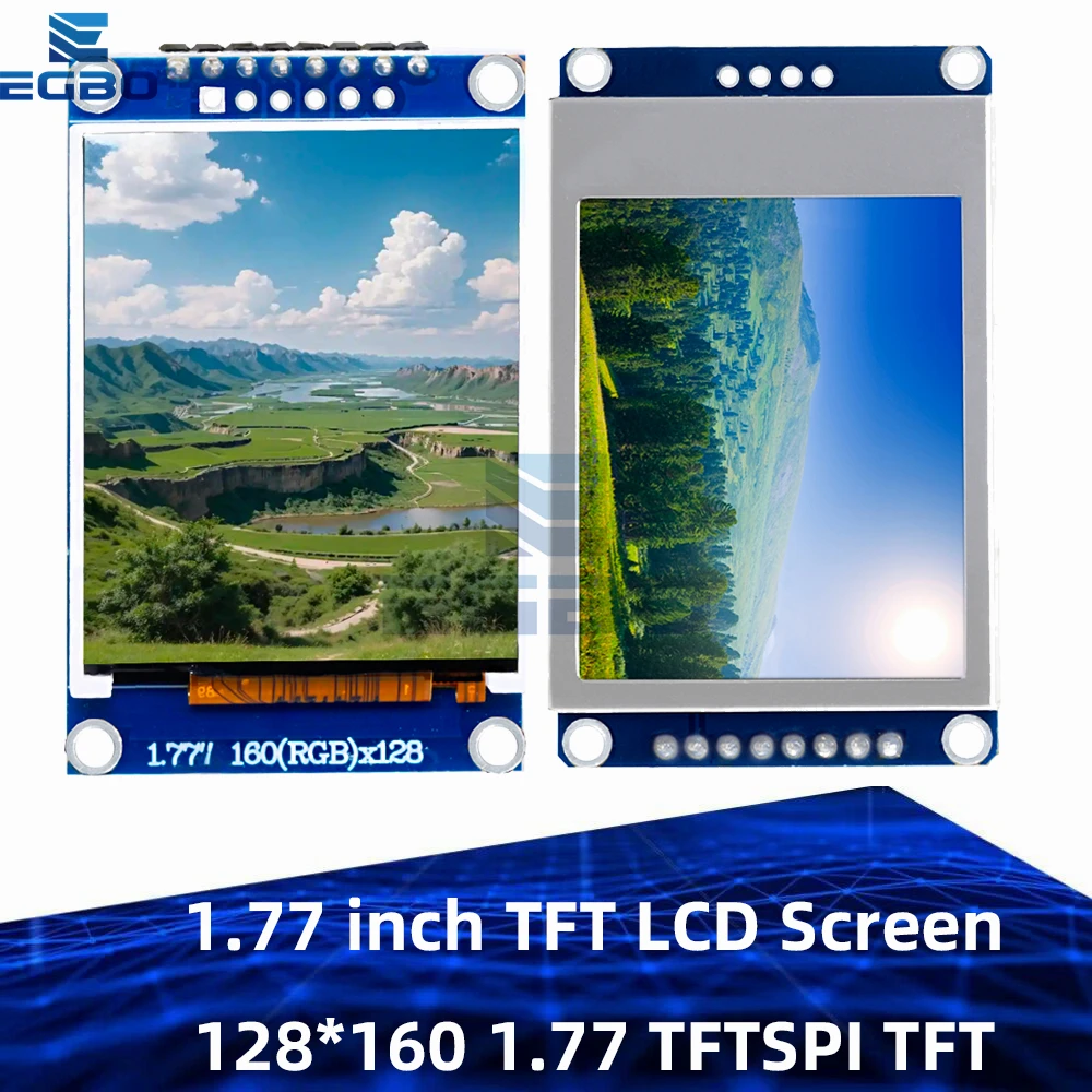 1,77 Zoll TFT LCD-Bildschirm 128*160 1,77 TFTSPI TFT-Farbbildschirmmodul serielles Portmodul Image