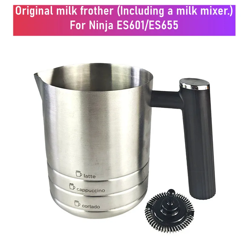 Für Ninja Luxe Cafe ES601/ES655/ES701 Ninja Kaffeemaschine Original Kaffeemaschine Milchaufschäumbecher mit Milchaufschäumrührer Image