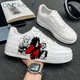 NARUTO Leisure Anime Uchiha Madara Uomo Scarpe da tavolo bianche Tennis 2025 Nuove scarpe sportive Anime Taglia 35-44