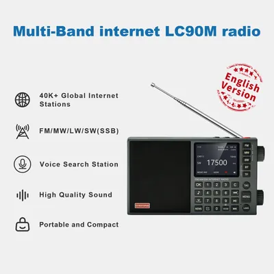 CHOYONG LC90 Mini radio(slight cosmetic flaws) Multi-Band Smart Internet Radio Portable AM/FM,SSB,Shortwave Radio choyoung radio
