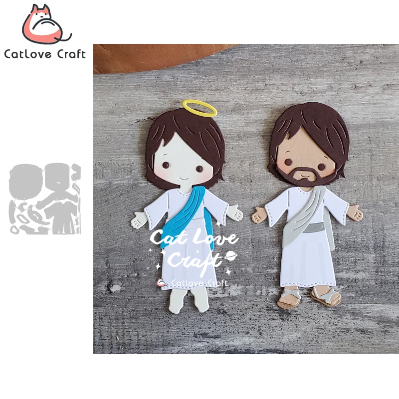 Catlove Jesus Metal Cutting Dies Scrapbooking Mold Knife Stencil Die Cuts Card Making DIY Craft Embossing New Dies For