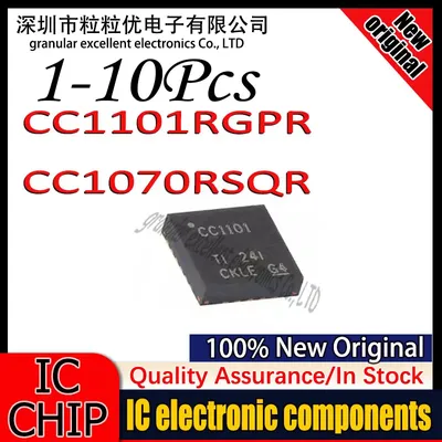 (1-10piece)100% New Original CC1101RGPR CC1070RSQR CC1101 CC1070 QFN-20 Spot goods Quality assurance Chip