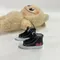 LABUBU fashion shoes baby clothes 17cm plush vinyl doll bag hanging blind box for bare shoe model pendant.