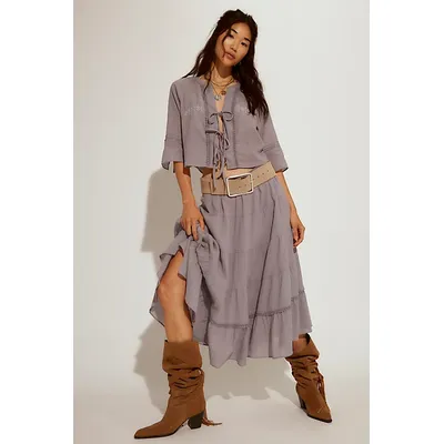 Bright Side Set at Free People in Purple Ash, Size: Small