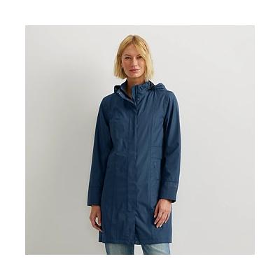 Eddie Bauer Women's Girl On The Go Waterproof Trench Coat Waterproof Rain Jacket - Plaid - Size L