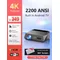 Proiettore 2200 ANSI 4K per film Proiettore TV Android Full HD nativo Home Theater Luce diurna HDR 10 Videoproiettori 5G Wifi 6