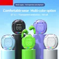 auricolari wireless con display digitale, batteria ad alta durata, a bassa latenza, auricolari da gioco, auricolari wireless sportivi