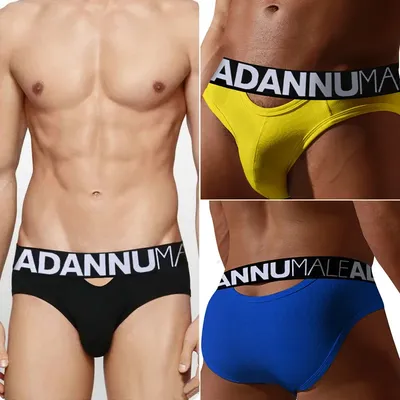 Männer Slip Sexy Unterwäsche Männliche Unterhose Männer Sexy Atmungsaktive Kurze Hosen Bequeme Männer Briefs Unterwäsche Baumwolle Männliche Höschen Image