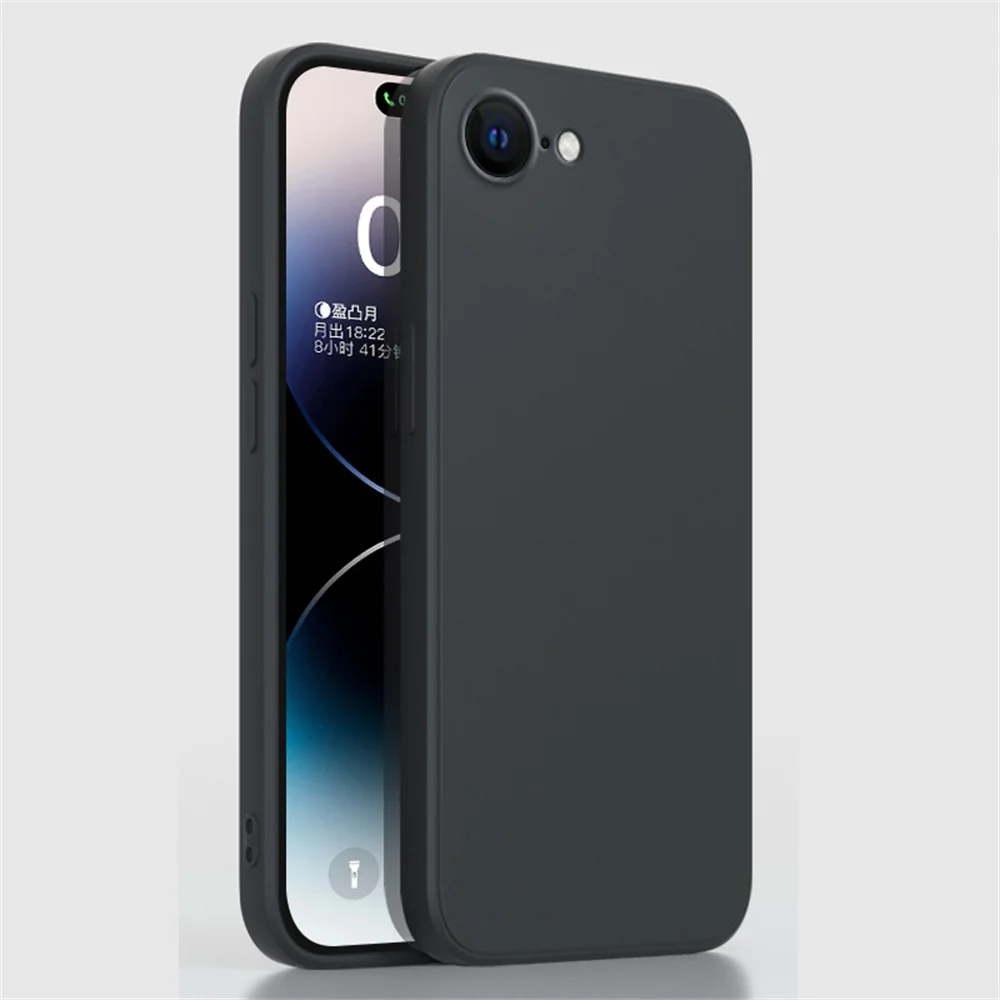 Custodia di lusso per iPhone 16E per Apple iPhone 16E Cover da 6,1 pollici Cover paraurti antiurto in gomma siliconica liquida originale