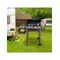 Barbecue Barbecue voiture gril charbon de bois Barbecue et couvercle support de Barbecue gril avec fumeur pour la cuisine en plein air grill pique-niques Camping