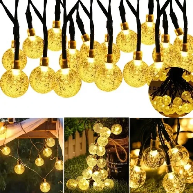Solar String Light LED Lights Waterproof Decor Fairy Lamp Outdoor Garden Party