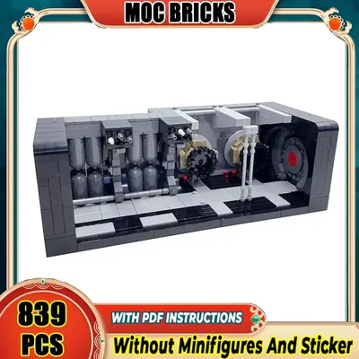 Star Movie Series Moc Bausteine Space Vessels' Side Corridor Modellbau Technologie Modulare Blöcke Konstruktionsspielzeug Image