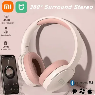 Xiaomi Drahtlose Kopfhörer P2961 Bluetooth 5,3 Over-ear Kopfhörer Für Samsung iPhone Stereo Hifi Headset Spiel Ohrhörer Mit mikrofon Image