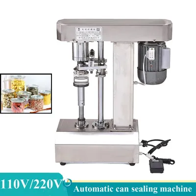Can Selling Machine Beverage Can Capping Machine Automatic Aluminum Cover Can Seaming Machine 370W