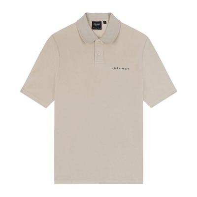 Lyle & Scott - Poloshirt für Herren Frottee (Cremefarbe) Image