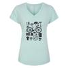 Dare 2B - "Calm" V-Ausschnitt T-Shirt für Damen (Minzgrün)