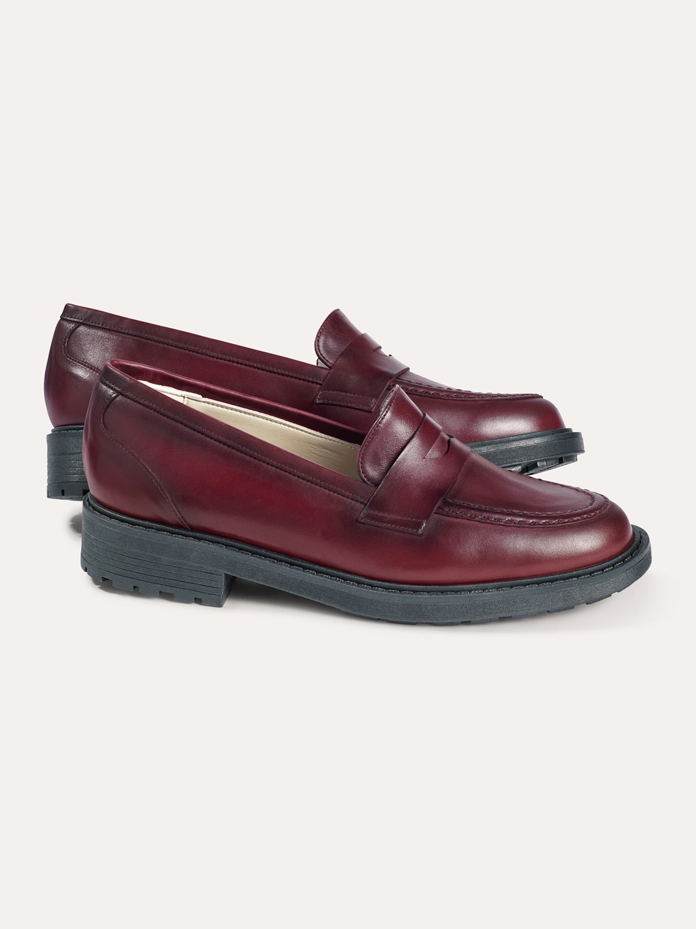 Walbusch Damen Soft Komfort Loafer Rot noch offen: Muster
