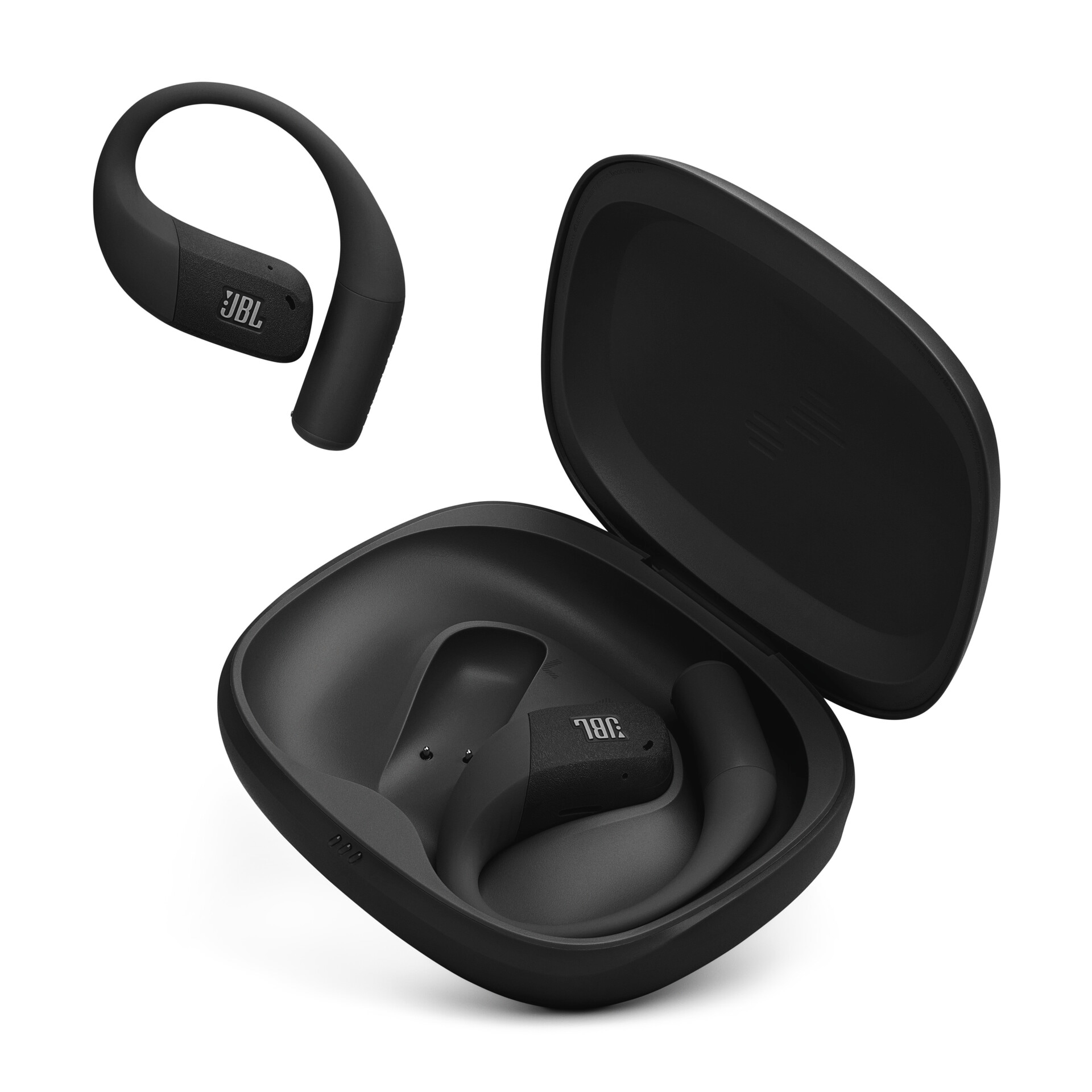 JBL Open-Ear-Kopfhörer "Endurance Zone True Wireless Open-Ear Sport Headphones", grau, B:10cm H:4,1cm T:16,5cm, Kopfhörer Image