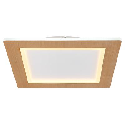 GLOBO LIGHTING LED Deckenleuchte "CLAY", weiß, Lampen, Deckenlampe/holzoptik/quadratisch/Wohnzimmer/Schlafzimmer Image