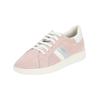 Sneaker GEOX "Geox Sneaker Veloursleder/Synthetik", Damen, Gr. 39, rosa (rosa, weiß), Veloursleder, Synthetik, casual, Schuhe