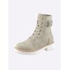 Stiefelette HEINE, Damen, Gr. 42, grau, Synthetik, modisch, Schuhe