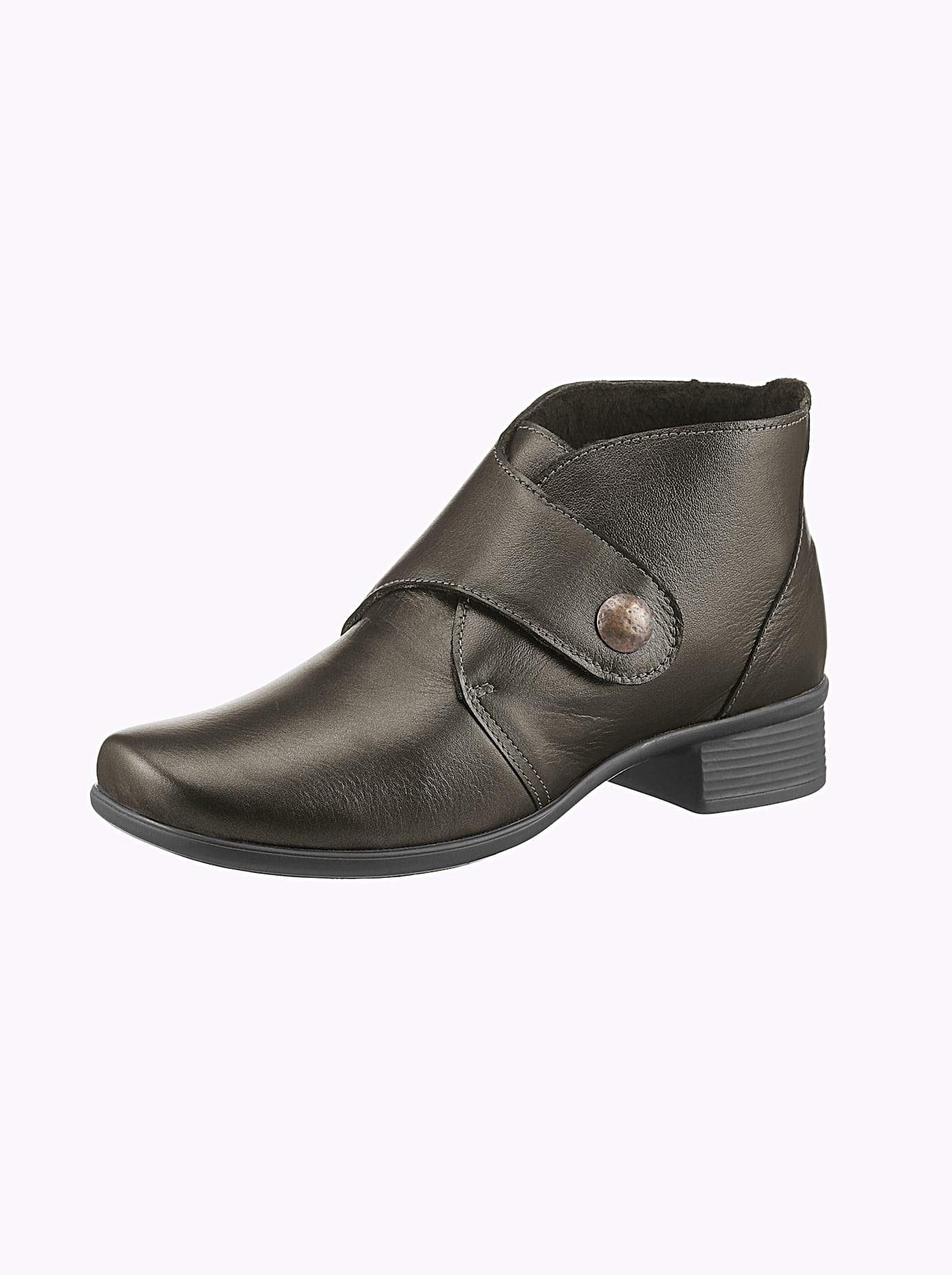 Stiefelette CLASSIC, Damen, Gr. 42, braun (bronzefarben), Glattleder, Rindsleder, Schuhe