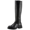 Stiefel GABOR, Damen, Gr. 36, Normalschaft, schwarz, Kalbsleder, Textil, unifarben, klassisch, Schuhe, Blockabsatz, Langschaftstiefel mit bequemer Best Fitting-Ausstattung